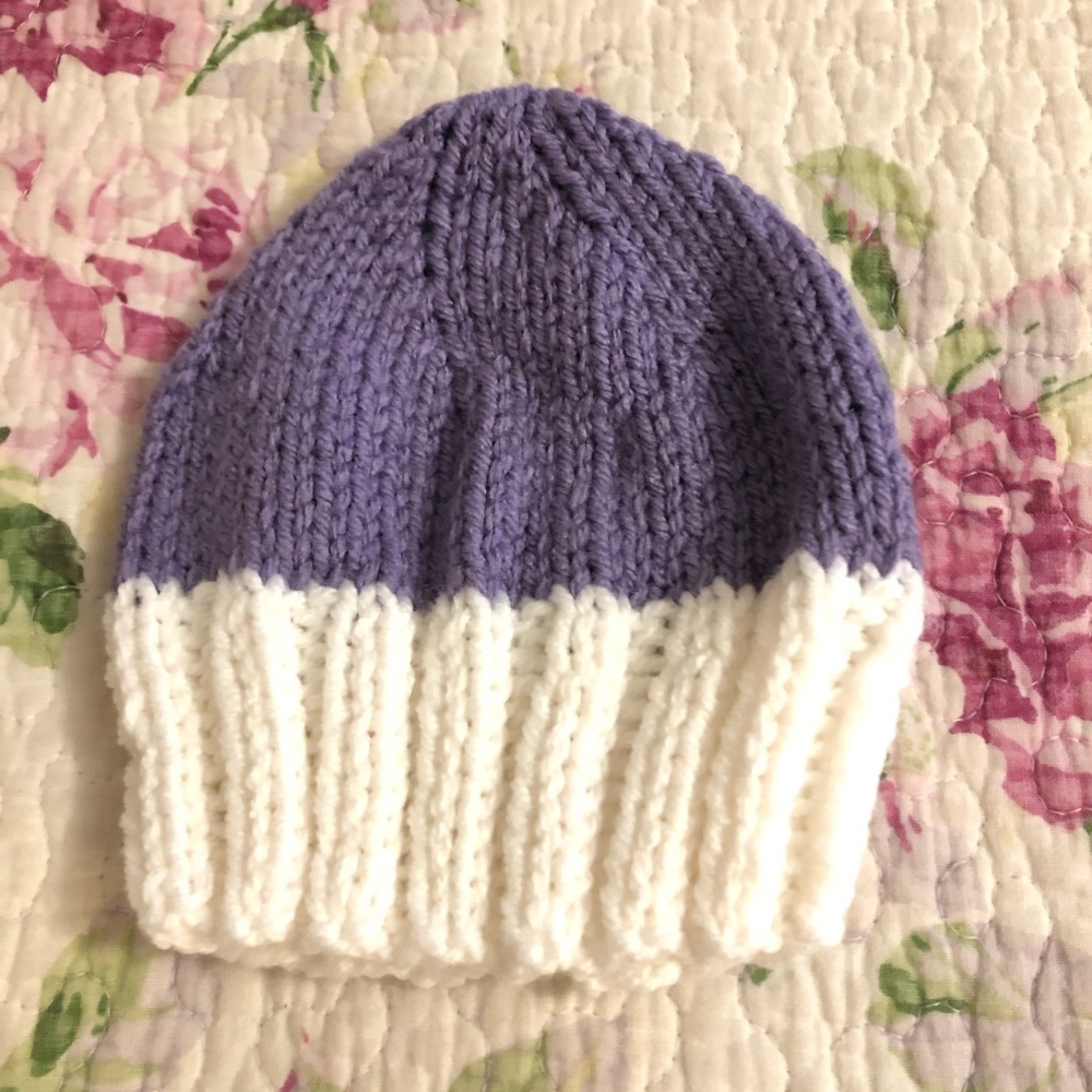 Hand Knit Baby Hat